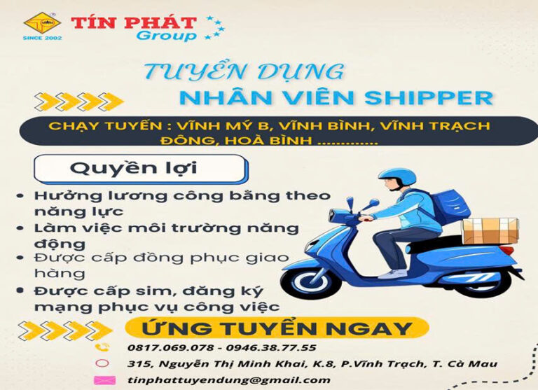 TUYỂN DỤNG SHIPPER BEST EXPRESS